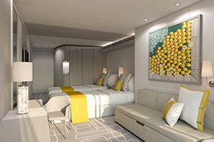 Edge Stateroom with Infinite Veranda: E2